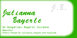 julianna bayerle business card